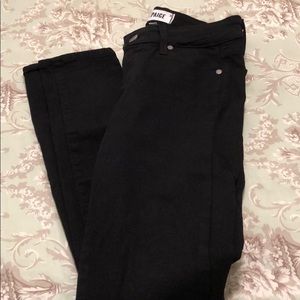 Paige size 25- Verdugo Ankle Ripped Black Jeans